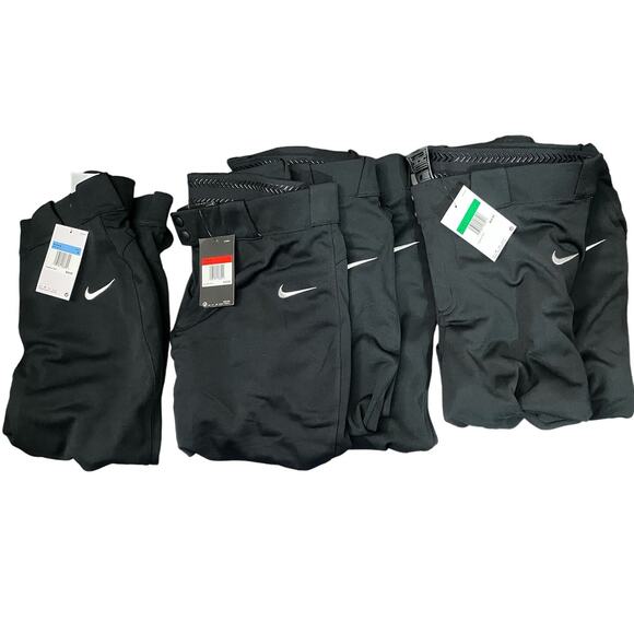 Nike Black Baseball Pants Button NEW w/ Tags — 1-M, 3-L, 2-XL Available - Picture 1 of 15